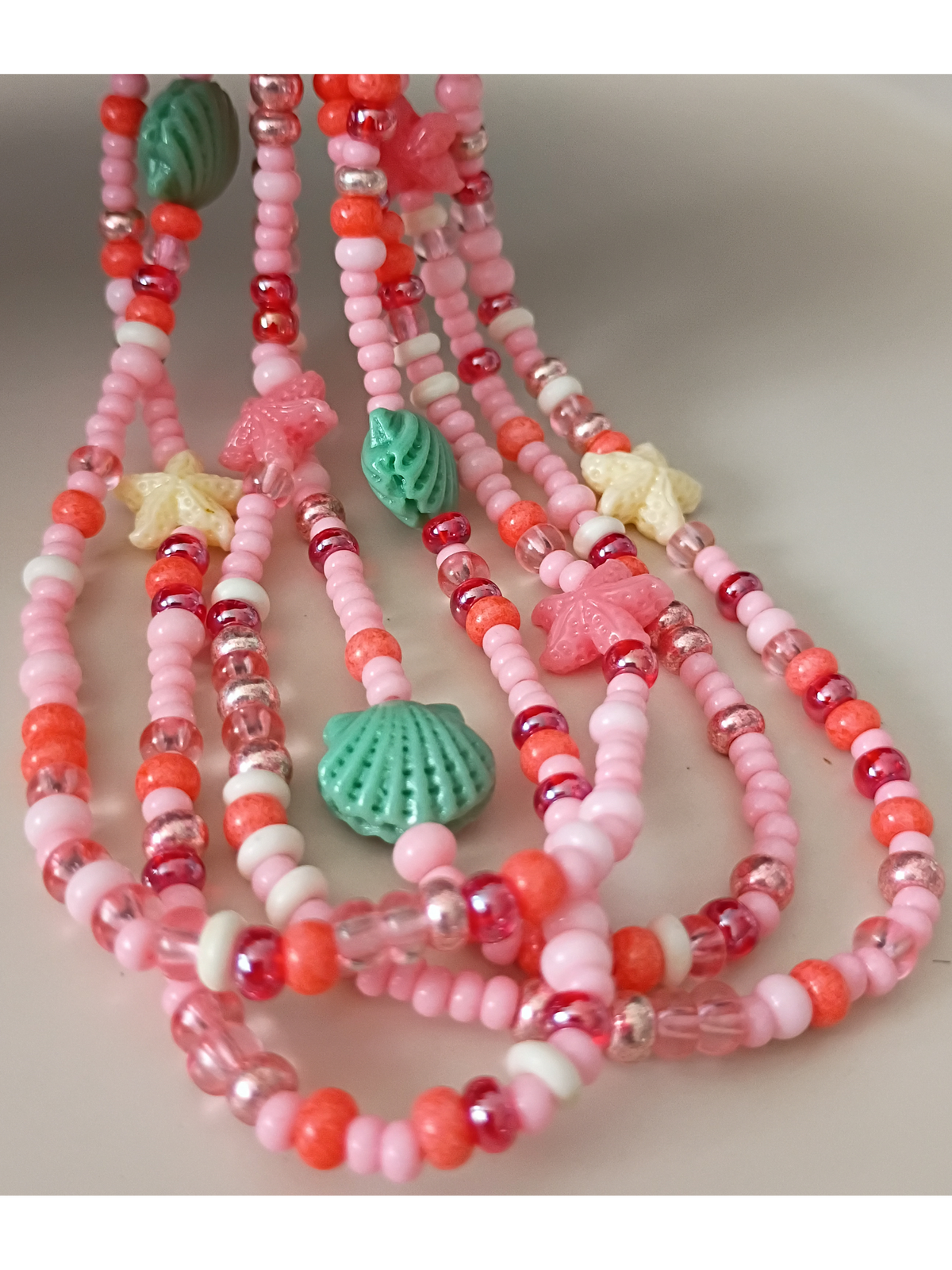 CORAL BLOSSOM waistbead