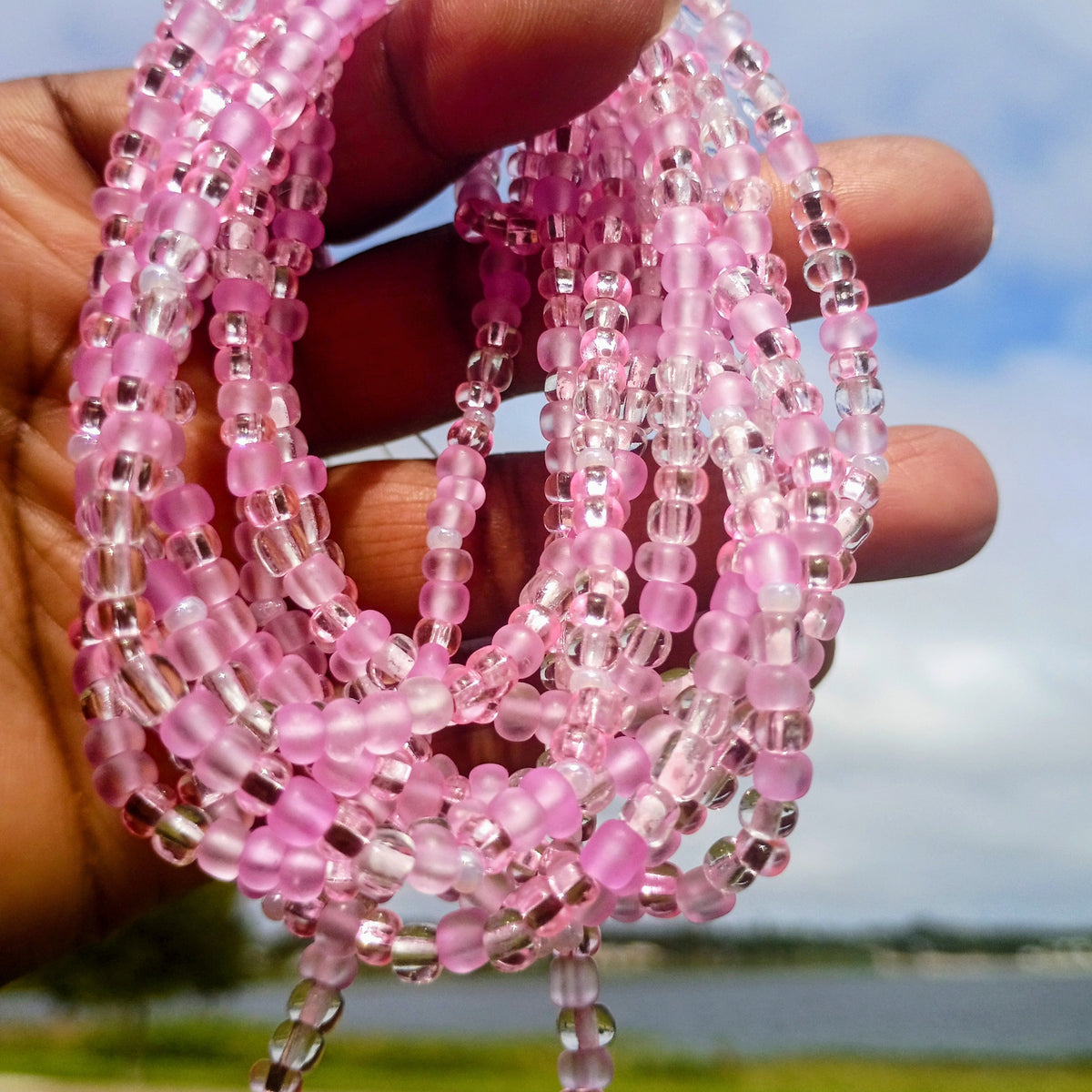 ICED DAHLIA waistbead